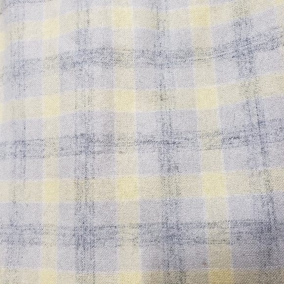 Pendleton Men's Fitted Plaid Board Shirt Light Gray/ Yellow Plaid Sz: Small - Picture 6 of 12
